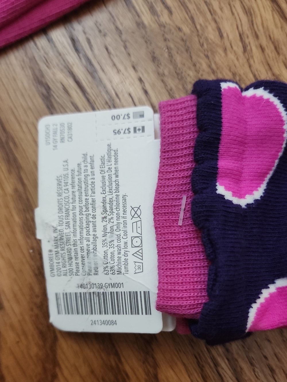 NWT, 2014 Summer, Gymboree Girls Set of 3 Socks, Large (Shoe Size 3 And Up, US) - Picture 4 of 5